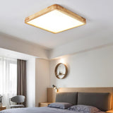 Geometric Wooden Ceiling Light