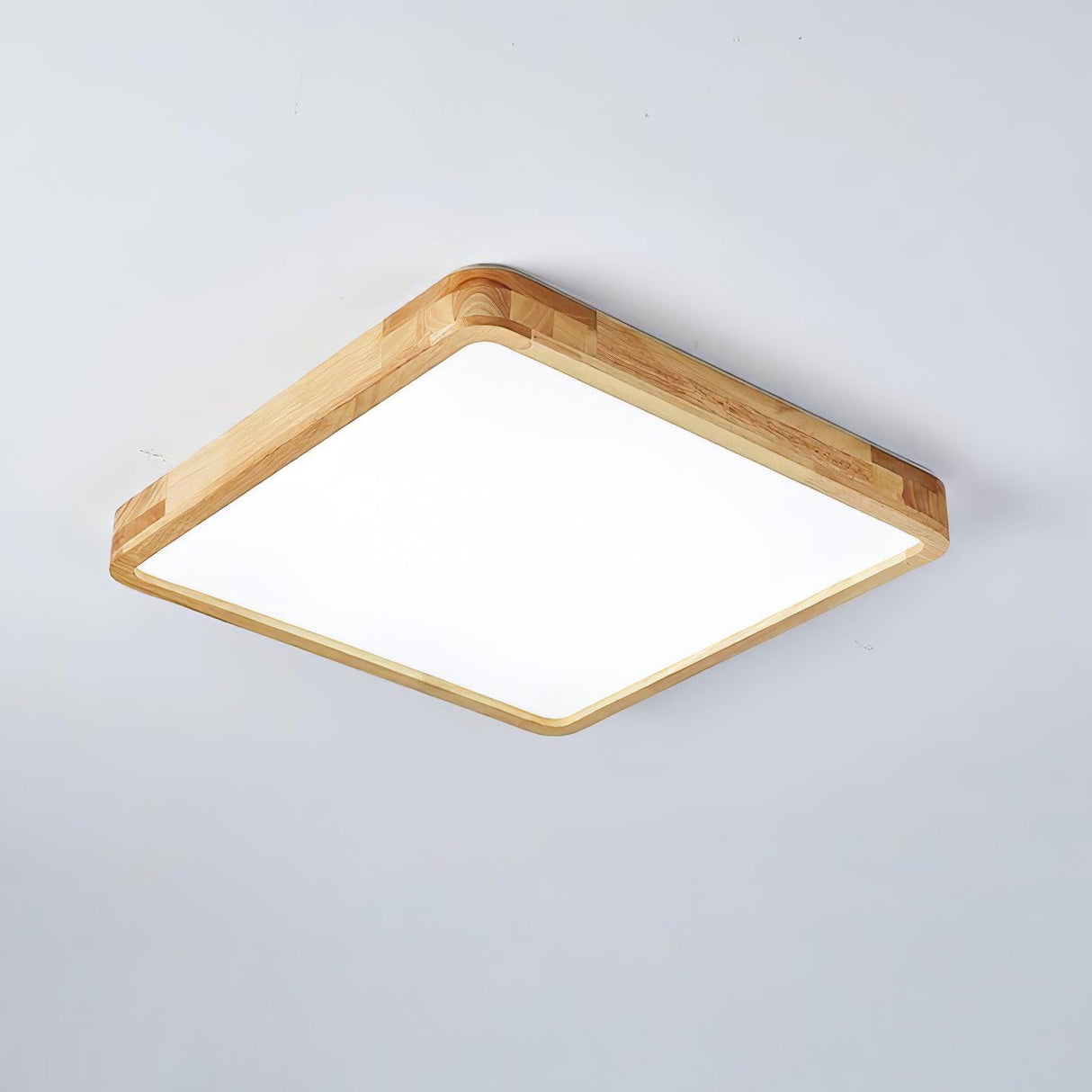 Geometric Wooden Ceiling Light