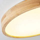 Geometric Wooden Ceiling Light