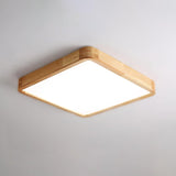 Geometric Wooden Ceiling Light