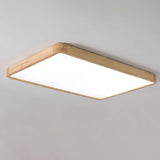 Geometric Wooden Ceiling Light