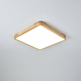 Geometric Wooden Ceiling Light