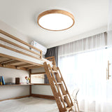 Geometric Wooden Ceiling Light