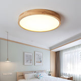 Geometric Wooden Ceiling Light