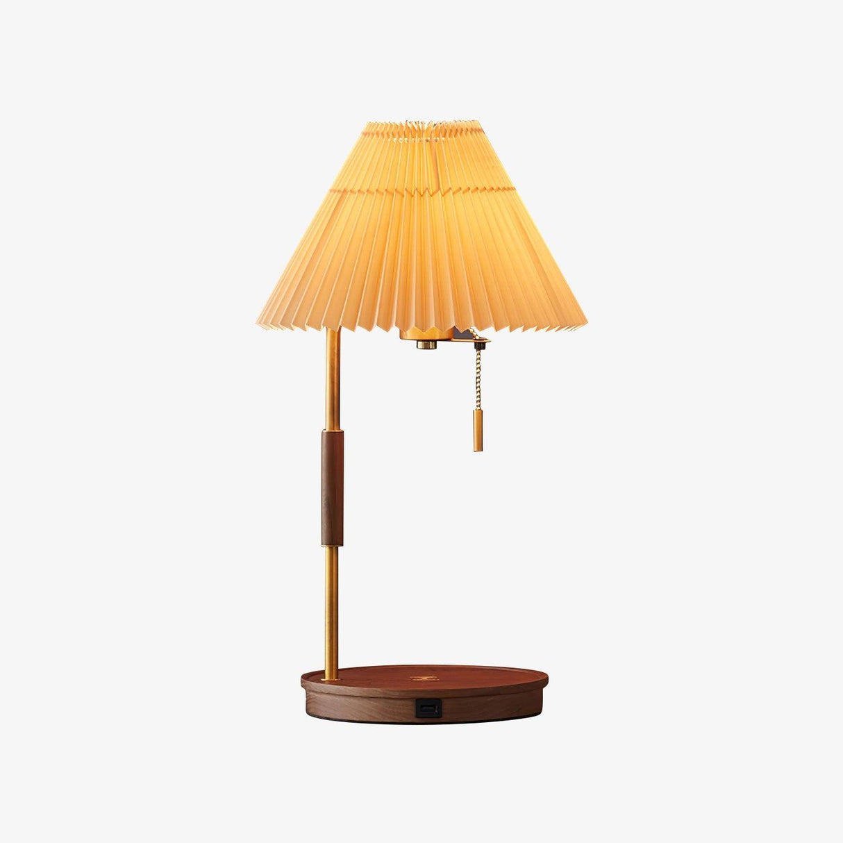 Retro Wooden Table Lamp