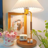 Retro Wooden Table Lamp