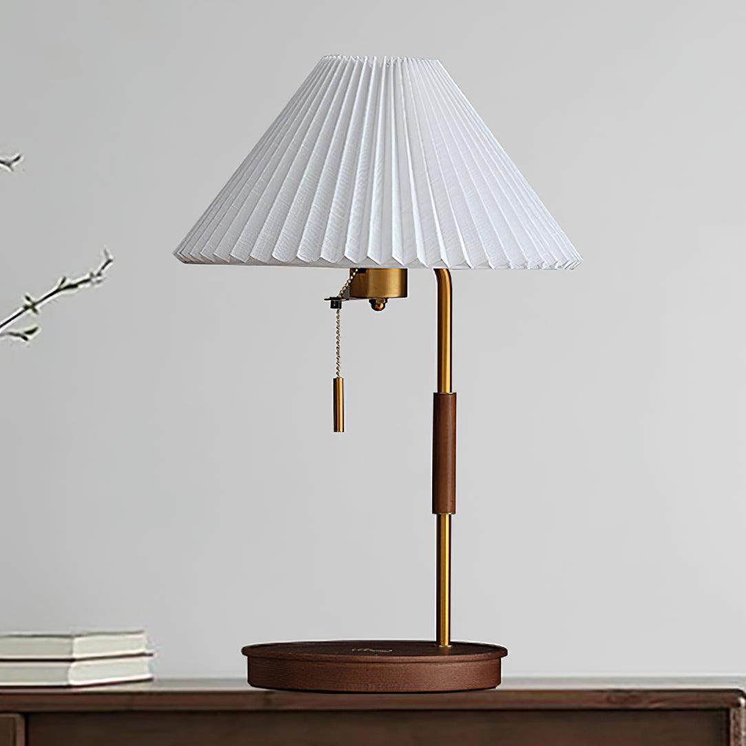 Retro Wooden Table Lamp