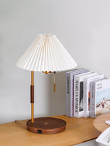 Retro Wooden Table Lamp