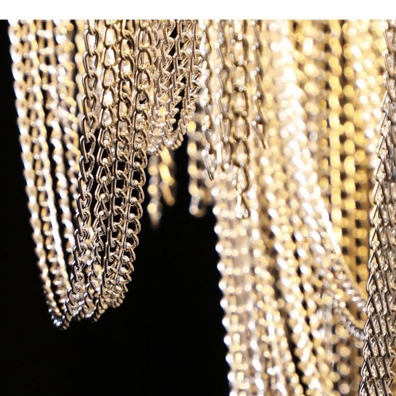 Point Design Singapore Luxury Chain Tassel Chandelier