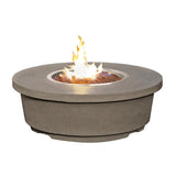 American Fyre Designs Contempo 47-Inch Concrete Round Gas Fire Pit Table