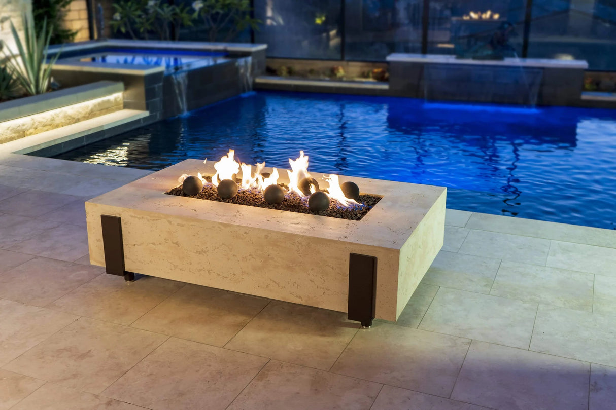 American Fyre Designs Iron Saddle Fire Table