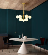 Cora - Modern Glass Globe Chandelier