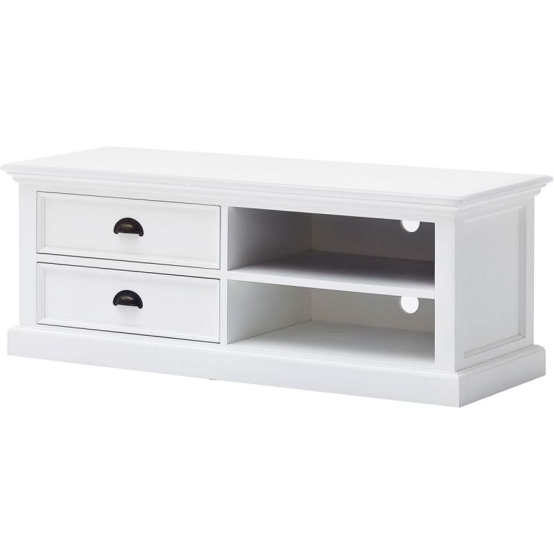 NovaSolo Halifax Medium Entertainment Center White CA592-120