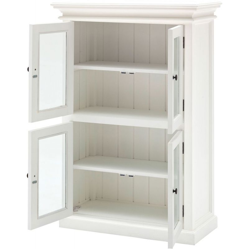 NovaSolo Halifax 2 Level Pantry White CA609