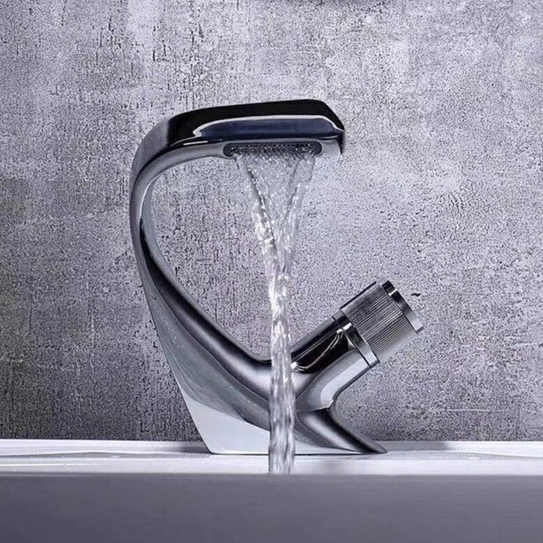 Felton - Modern Curved Bathroom Faucet