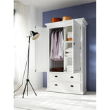 NovaSolo Halifax Wardrobe White W001