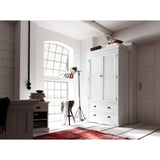 NovaSolo Halifax Wardrobe White W001