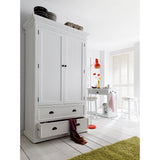 NovaSolo Halifax Wardrobe White W001