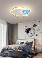 Creative LED Astronaut Ceiling Lights with Planet & Spaceman