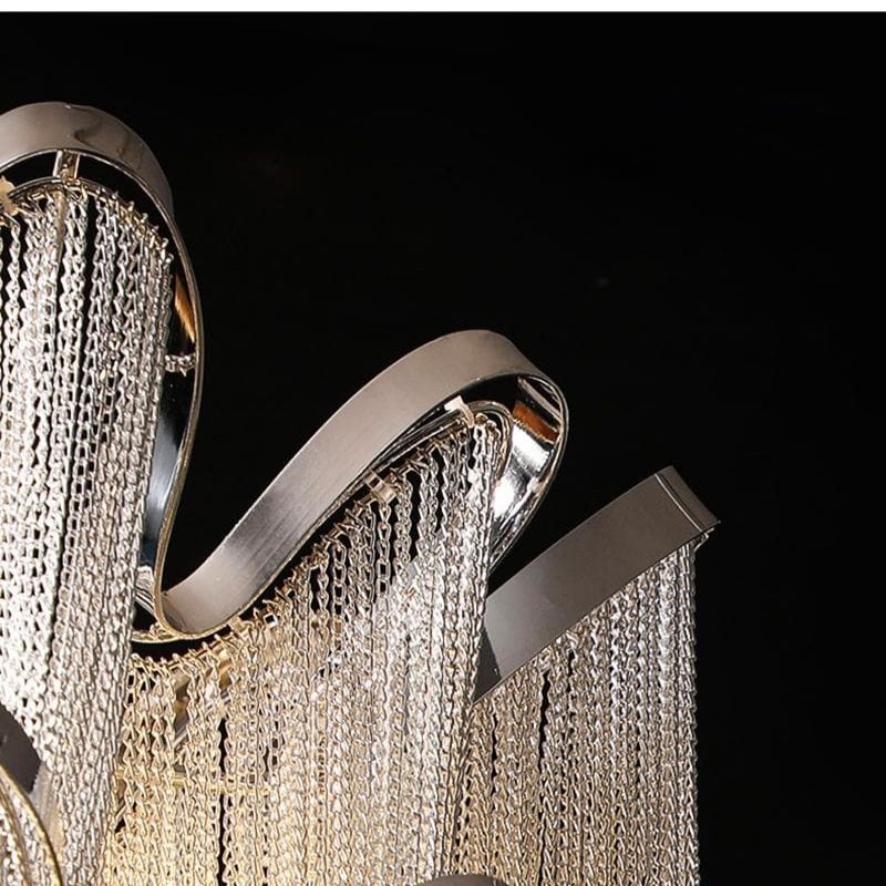 Point Design Singapore Luxury Chain Tassel Chandelier