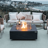 Elementi Plus - Roraima Square Concrete Fire Pit Table - OFG411SL