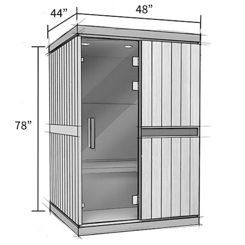 Finnmark Designs 2-Person Full Spectrum Infrared Sauna | FD-KN002