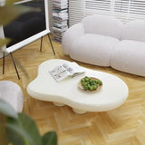 Glossy coffee table for the living room, bedroom in Scandinavian style