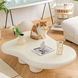 Glossy coffee table for the living room, bedroom in Scandinavian style