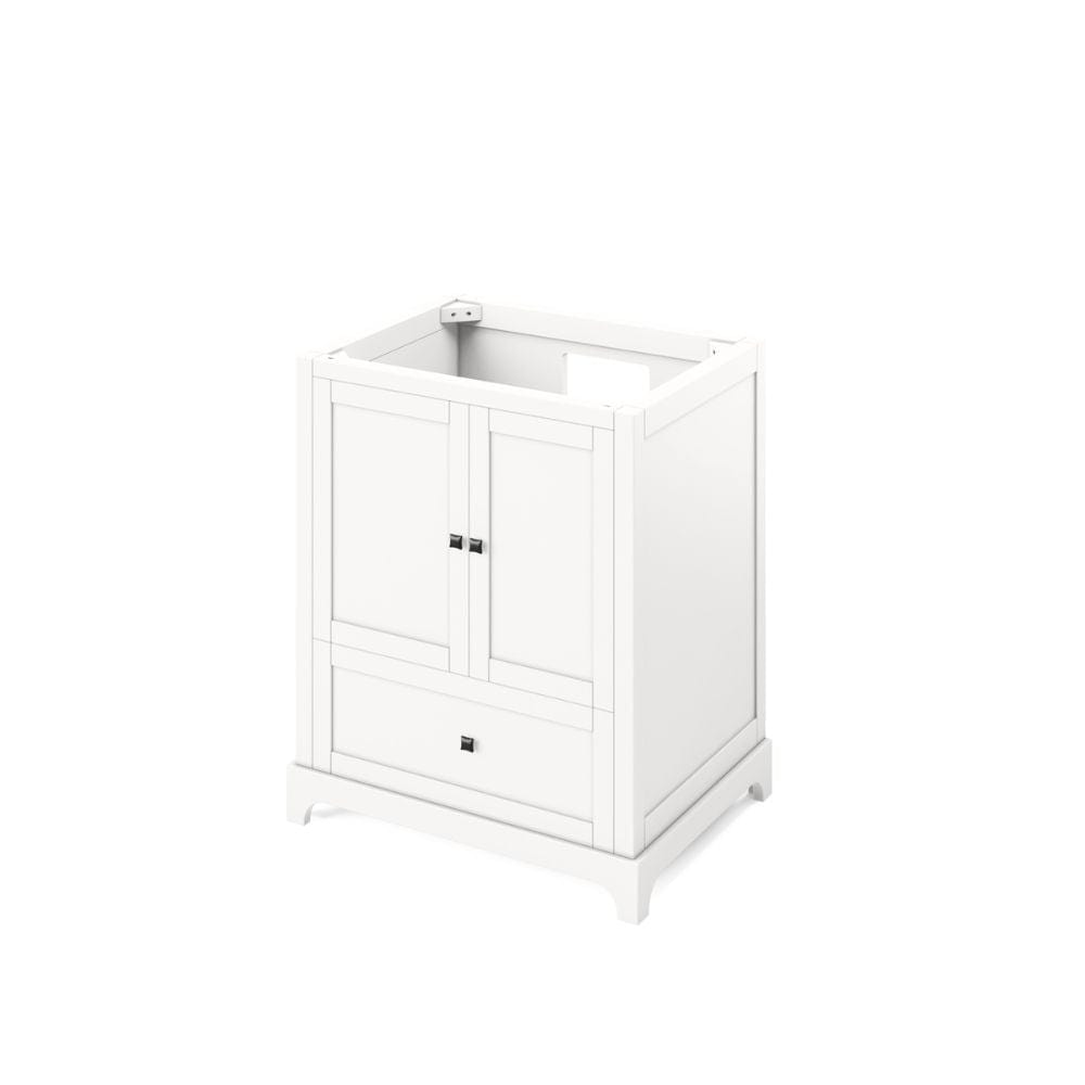 Addington Modern 30" White Vanity, Boulder Cultured Marble Top | VKITADD30WHBOR