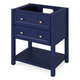 Adler Transitional 30" Hale Blue Vanity, Black Granite Top | VKITADL30BLBGR