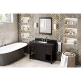 Astoria Transitional 48" Espresso Vanity, Black Granite Top | VKITAST48ESBGR