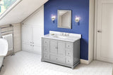 Jeffrey Alexander Addington Contemporary 48" Grey Single Sink Vanity