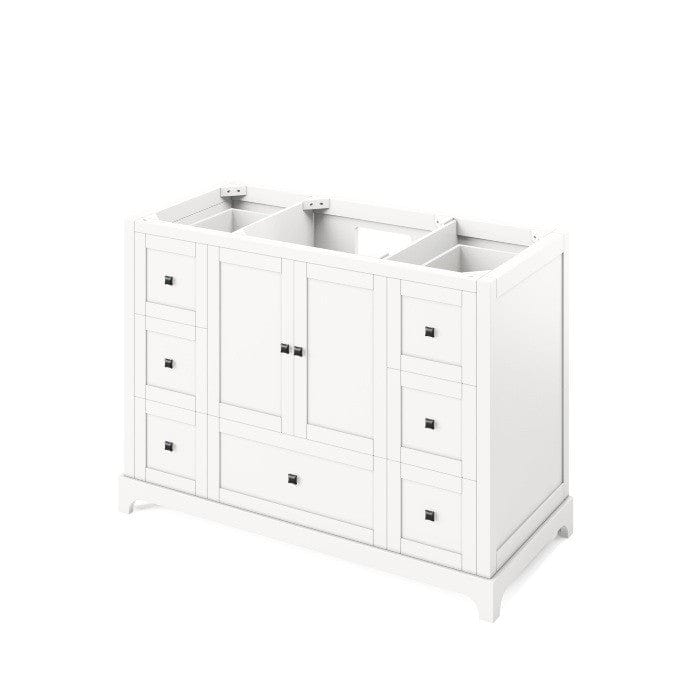 Jeffrey Alexander Addington Contemporary 48" White Single Sink Vanity