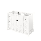 Jeffrey Alexander Addington Contemporary 48" White Single Sink Vanity