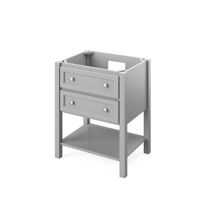 Jeffrey Alexander Adler Transitional 30" Grey Single Sink Vanity