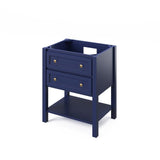 Jeffrey Alexander Adler Transitional 30" Hale Blue Single Sink Vanity