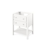 Jeffrey Alexander Adler Transitional 30" White Single Sink Vanity