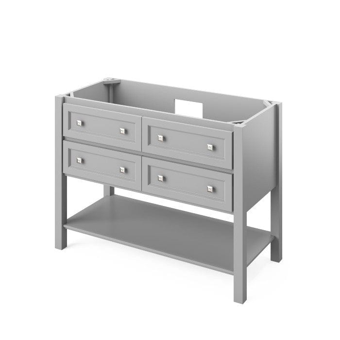 Jeffrey Alexander Adler Transitional 48" Grey Single Sink Vanity