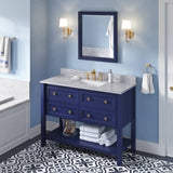 Jeffrey Alexander Adler Transitional 48" Hale Blue Single Sink Vanity