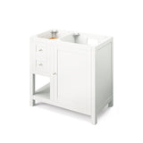 Jeffrey Alexander Astoria Transitional 36" White Single Sink Vanity