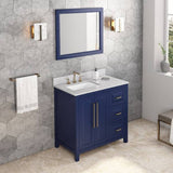 Jeffrey Alexander Cade Modern 36" Hale Blue Single Sink Vanity