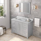 Jeffrey Alexander Cade Modern 48" Grey Single Sink Vanity