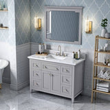 Jeffrey Alexander Chatham Contemporary 48" Grey Single Sink Vanity