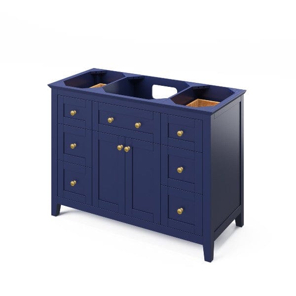 Jeffrey Alexander Chatham Contemporary 48" Hale Blue Single Sink Vanity