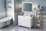 Jeffrey Alexander Chatham Contemporary 48" White Single Sink Vanity