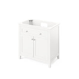 Jeffrey Alexander Chatham Traditional 36" White Single Sink Vanity