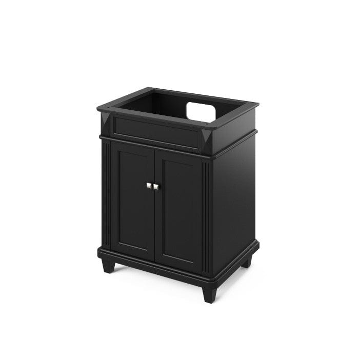 Jeffrey Alexander Douglas Transitional 30" Black Single Sink Vanity