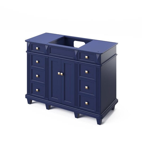 Jeffrey Alexander Douglas Transitional 48" Hale Blue Single Sink Vanity