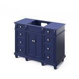 Jeffrey Alexander Douglas Transitional 48" Hale Blue Single Sink Vanity