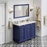 Jeffrey Alexander Douglas Transitional 48" Hale Blue Single Sink Vanity